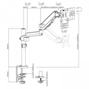 Support V7 pour 1 écran de 17''/32''