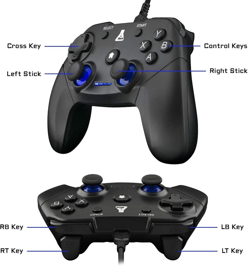 Manette G-Lab K-PAD THORIUM Filaire - PS3/PC