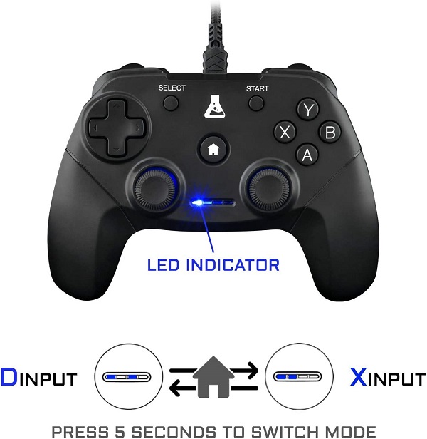 Manette G-Lab K-PAD THORIUM Filaire - PS3/PC