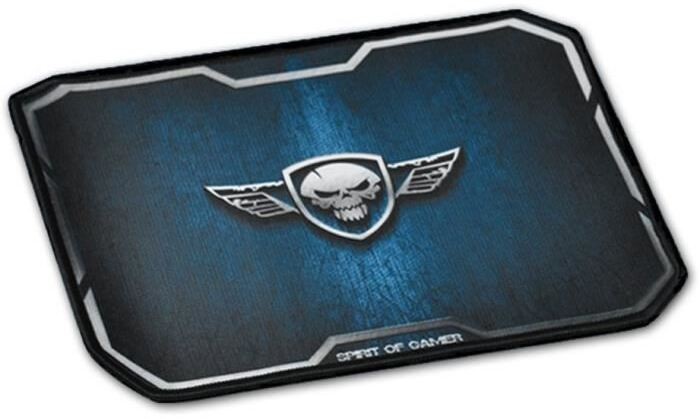 Tapis Spirit of Gamer Winged Skull - M - Bleu
