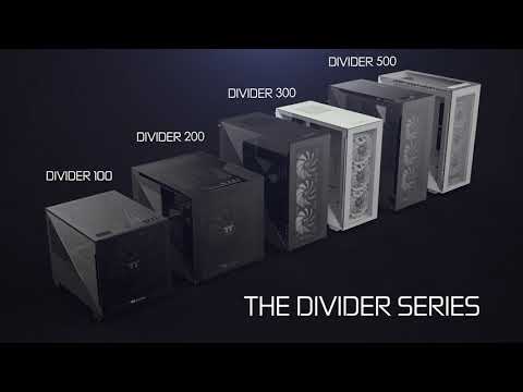 Boitier THERMALTAKE Divider 200 TG Snow White