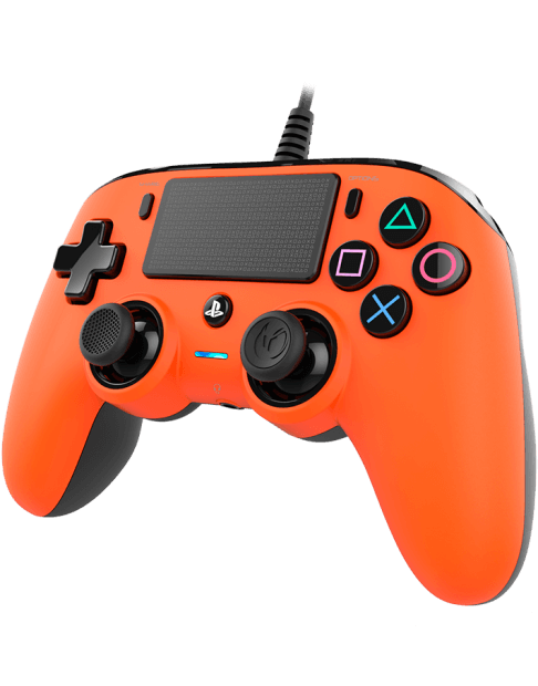 Manette NACON Filaire Compacte - Orange - PS4/PC