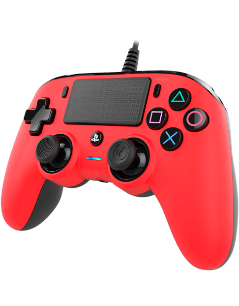 Manette NACON Compact filaire - PS4/PC - Rouge