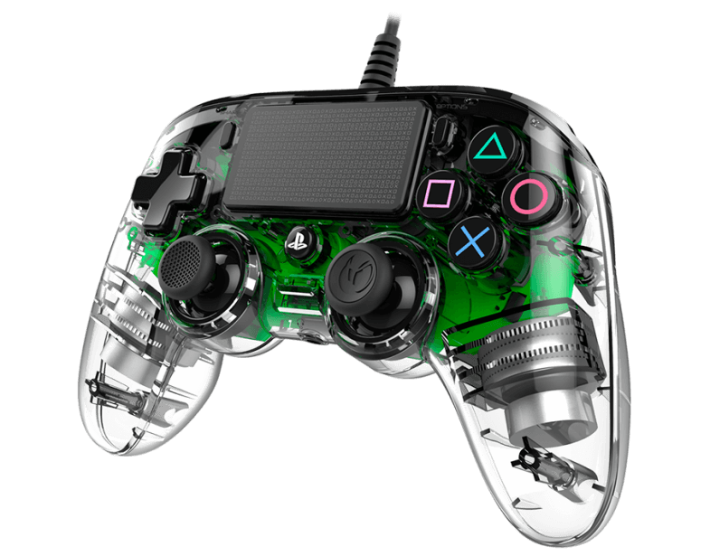 Manette NACON Compact Rétroéclairée filaire - PS4/PC - Vert