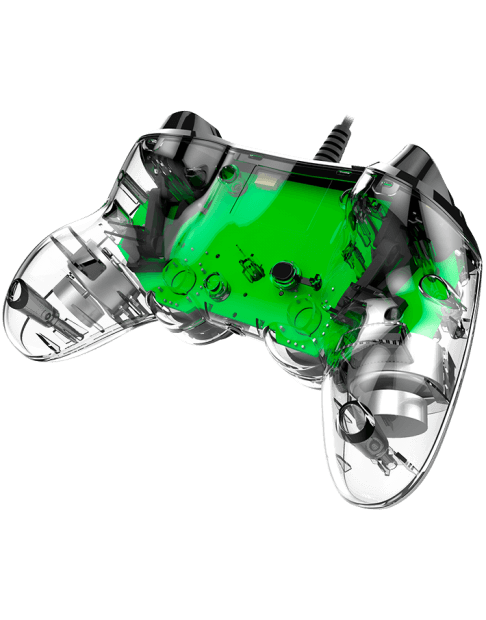 Manette NACON Compact Rétroéclairée filaire - PS4/PC - Vert