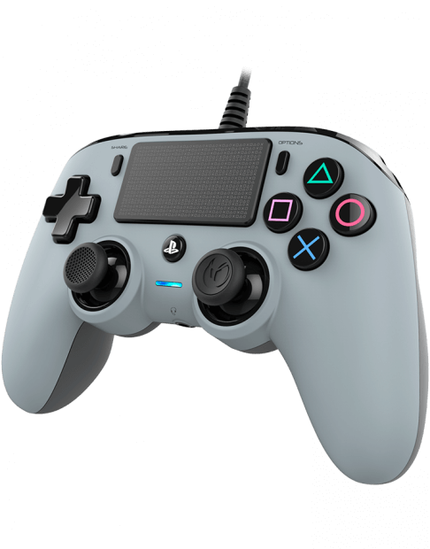 Manette NACON Compact filaire - PS4/PC - Gris