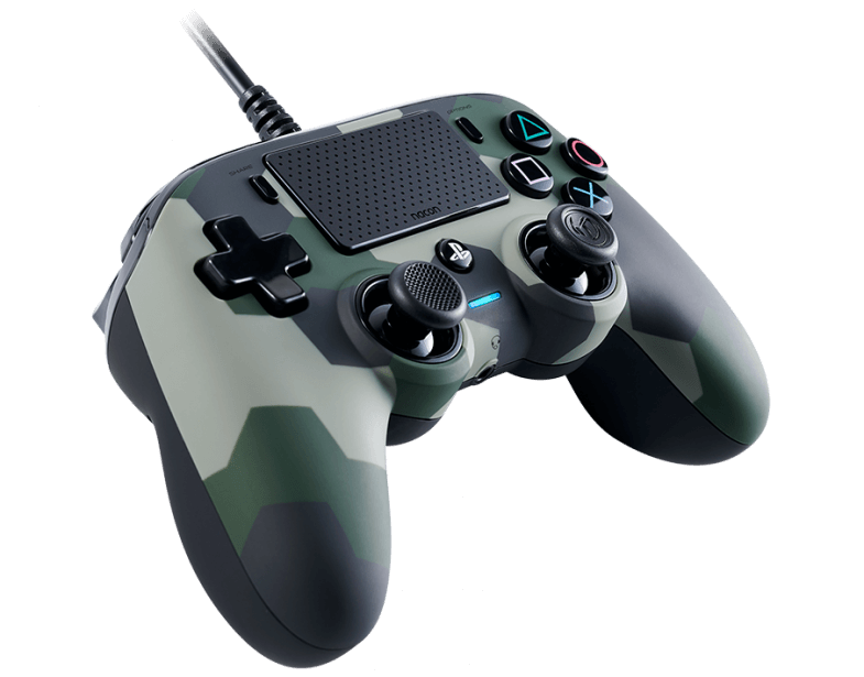 Manette NACON Compact filaire - PS4/PC - Camo vert