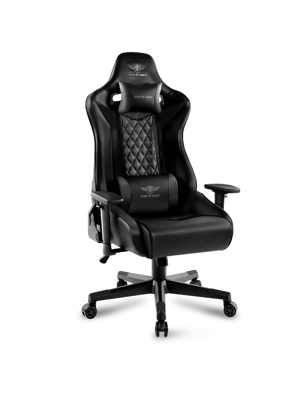 Fauteuil gaming Spirit of Gamer Crusader - Noir