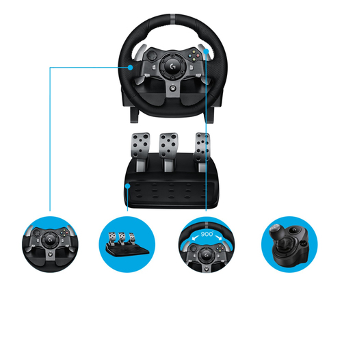 Volant Logitech G920 Driving Force Racing Wheel for Xbox One and PC