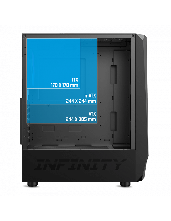 Boitier Spirit of Gamer Infinity DARK Black