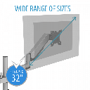 Support V7 pour 2 écrans de 17''/32''