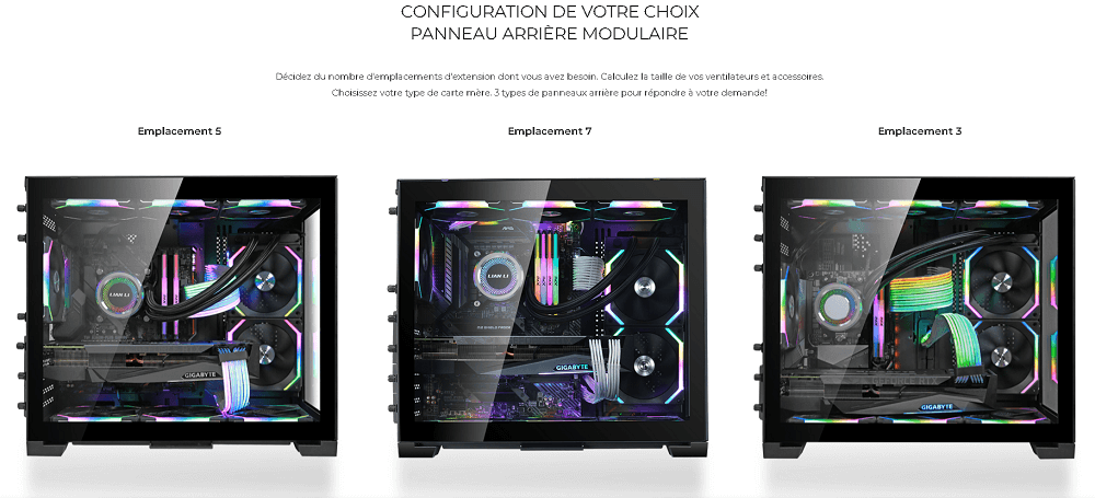 Boitier Lian Li O11 Dynamic MINI - Noir