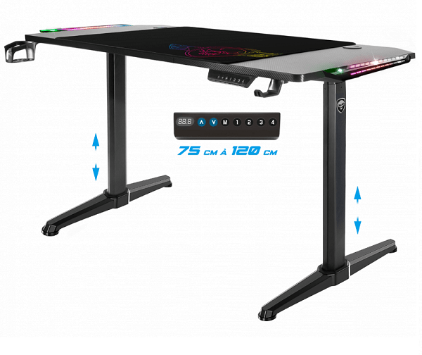 Bureau Spirit Of Gamer HEADQUARTER 800-Assis-Debout