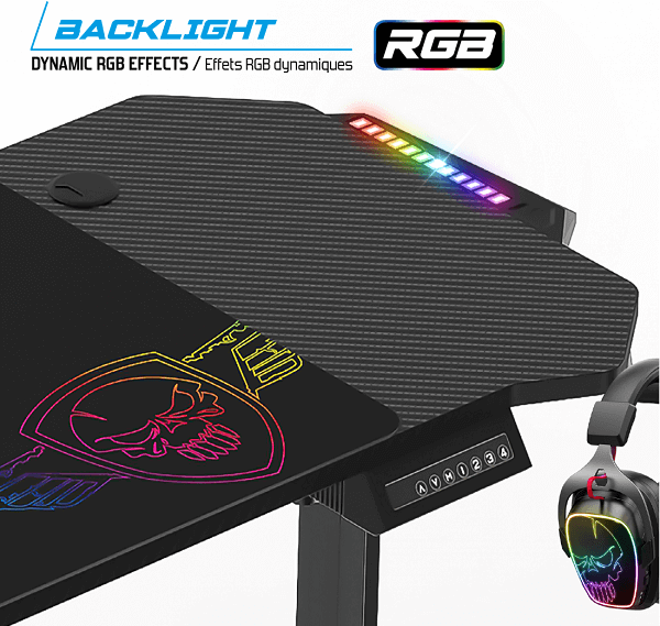 Bureau Spirit Of Gamer HEADQUARTER 800-Assis-Debout