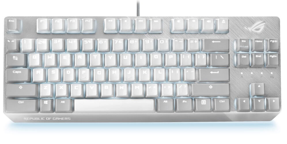 Clavier ASUS ROG Strix Scope NX TKL Moonlight White