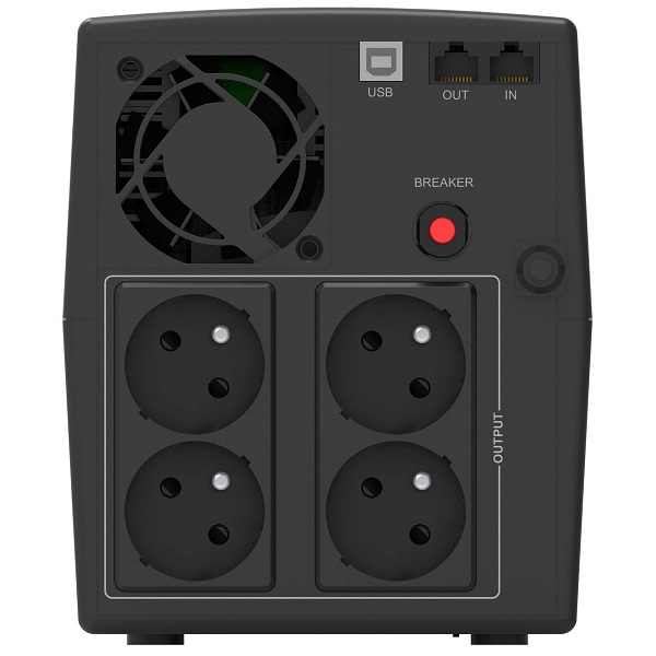 Onduleur POWER WALKER Basic VI 2200 STL FR - 1320w - Prises FR - AVR - Line Interactive