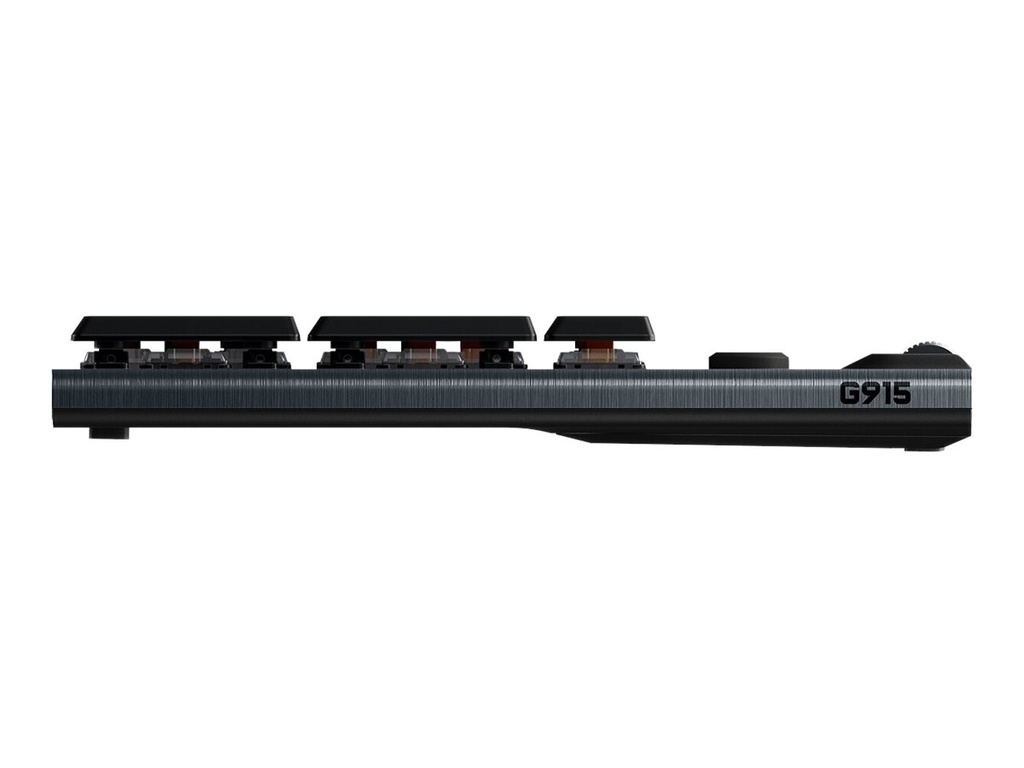 Clavier Logitech G915 LIGHTSPEED RGB Mécanique - Sans fil - GL Clicky