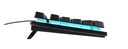 Clavier G-LAB KEYZ CAESIUM Black - RGB - Filaire - Membranes