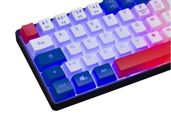 Clavier G-LAB KEYZ HYDROGEN BWR - Membranes - Filaire - 60%