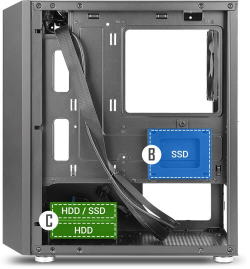 Boitier Antec NX200M - Noir - Mini tour