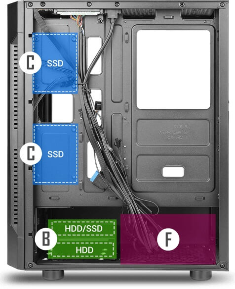 Boitier Antec NX260 - RGB - NOIR - Moyen Tour
