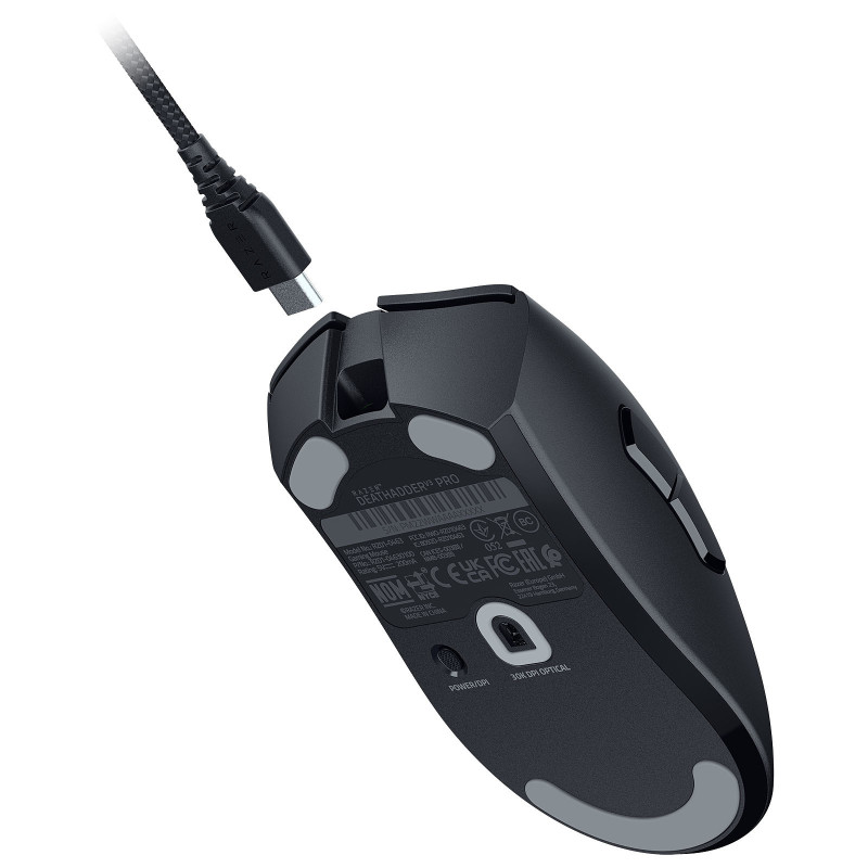 Souris Razer DeathAdder V3 Pro - Noir - Classic Base - 1000 Hz