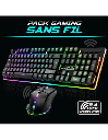 Pack 2 en 1 Spirit of Gamer ULTIMATE 600 WIRELESS DARK - Sans fil - RGB
