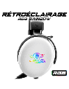 Casque Spirit of Gamer XPERT H700 DARK WHITE - Filaire