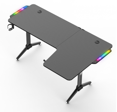Bureau Spirit of Gamer HEADQUARTER 600 - Angle Droite - RGB
