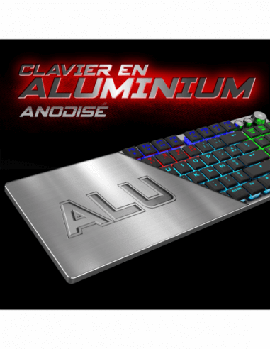Clavier Spirit Of Gamer XPERT-K1300 - Sans fil - Mécanique - TKL 65%