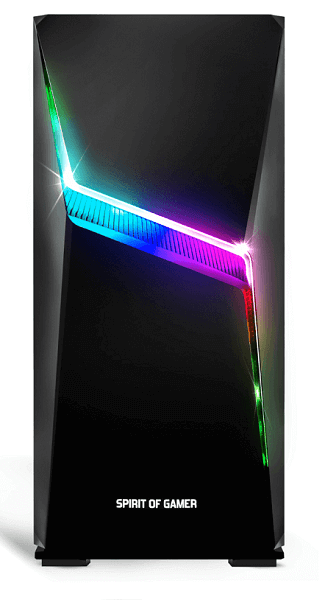 Boitier Spirit of Gamer CLONE 4 - Noir - ATX - RGB