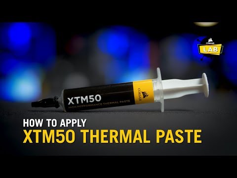 Pate thermique CORSAIR XTM50 - 5g https://youtu.be/Bp6N1Wk-PxE
