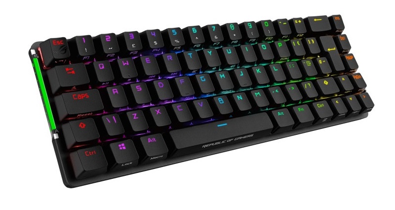 Clavier ASUS ROG Falchion NX - Avec/Sans fil - TKL 65% - RGB