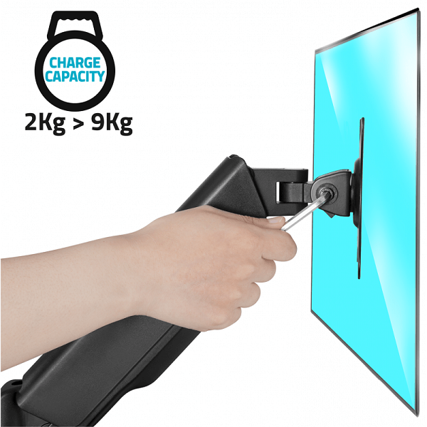 Support écran ADVANCE ErgoMounts Single - 1 écran - 17"/32"