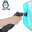 Support écran ADVANCE ErgoMounts Single - 1 écran - 17"/32"