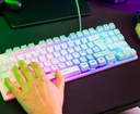 Clavier G-LAB KEYZ CAESIUM TKL Blanc - Membranes