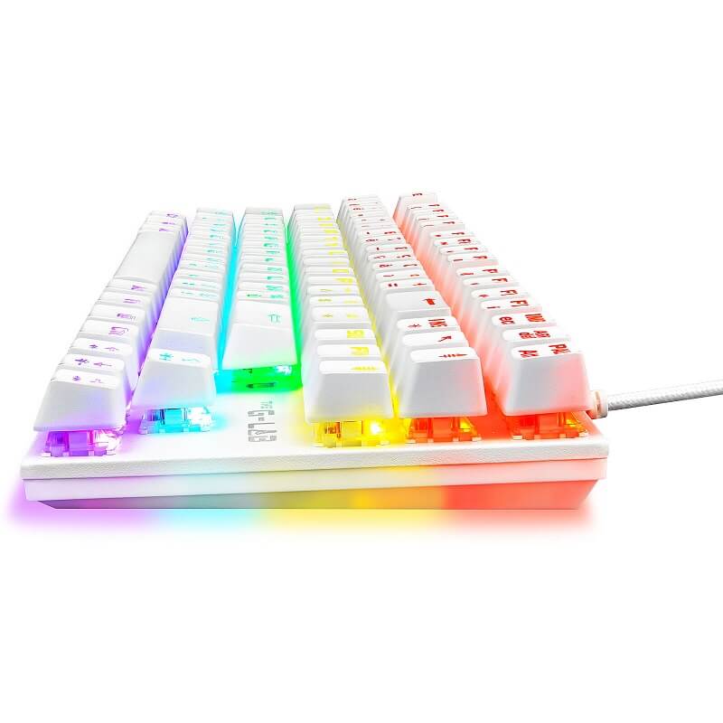 Pack 2 en 1 G-LAB COMBO MERCURY TKL Souris + Clavier - Blanc