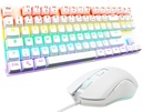 Pack 2 en 1 G-LAB COMBO MERCURY TKL Souris + Clavier - Blanc