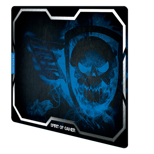 Tapis Spirit of Gamer Smokey Skull - XL - Bleu