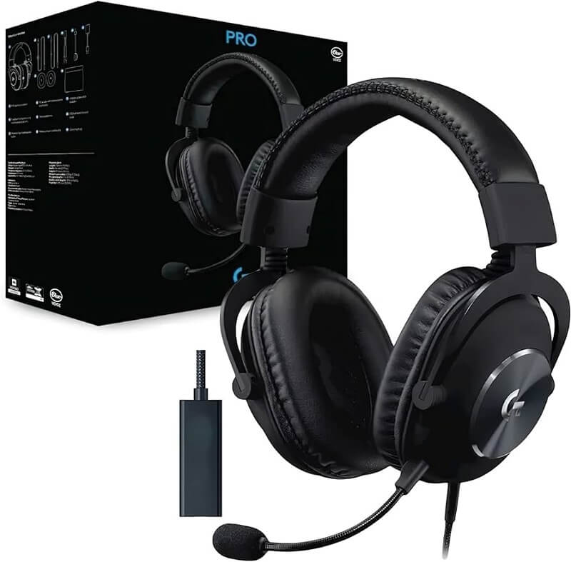 Casque Logitech G Pro X - 7.1 / Blue Microphone
