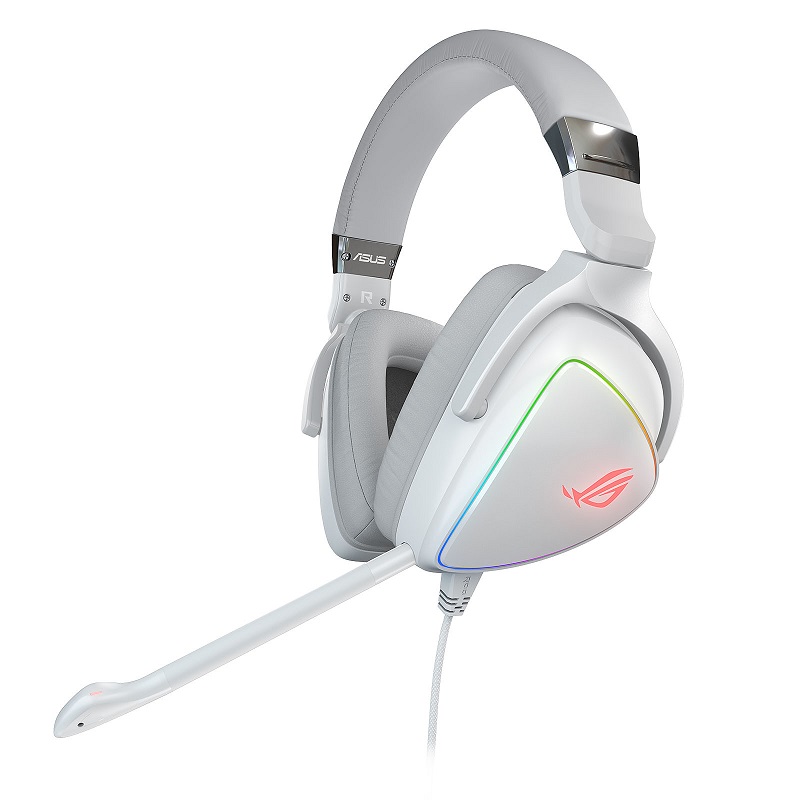 [90YH02HW-B2UA00] Casque ASUS ROG Delta White - Filaire