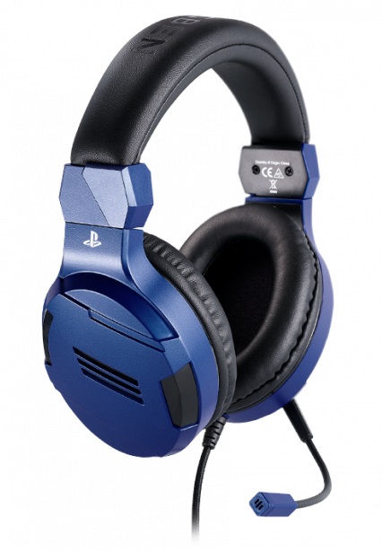 [PS4OFHEADSETV3BLUE] Casque BIGBEN filaire PS4 - Bleu - Filaire