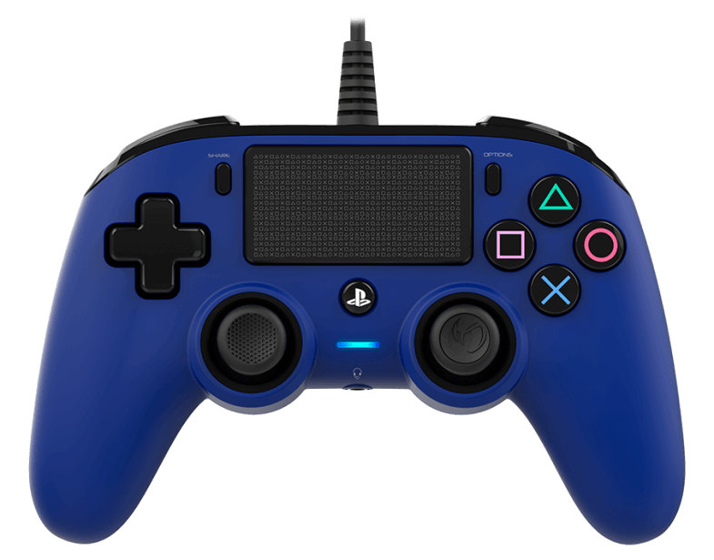 [PS4OFCPADBLUE] Manette NACON Compact filaire - PS4/PC - Bleu