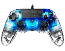 Manette NACON Compact Rétroéclairée filaire - PS4/PC - Bleu