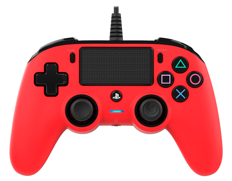 [PS4OFCPADRED] Manette NACON Compact filaire - PS4/PC - Rouge
