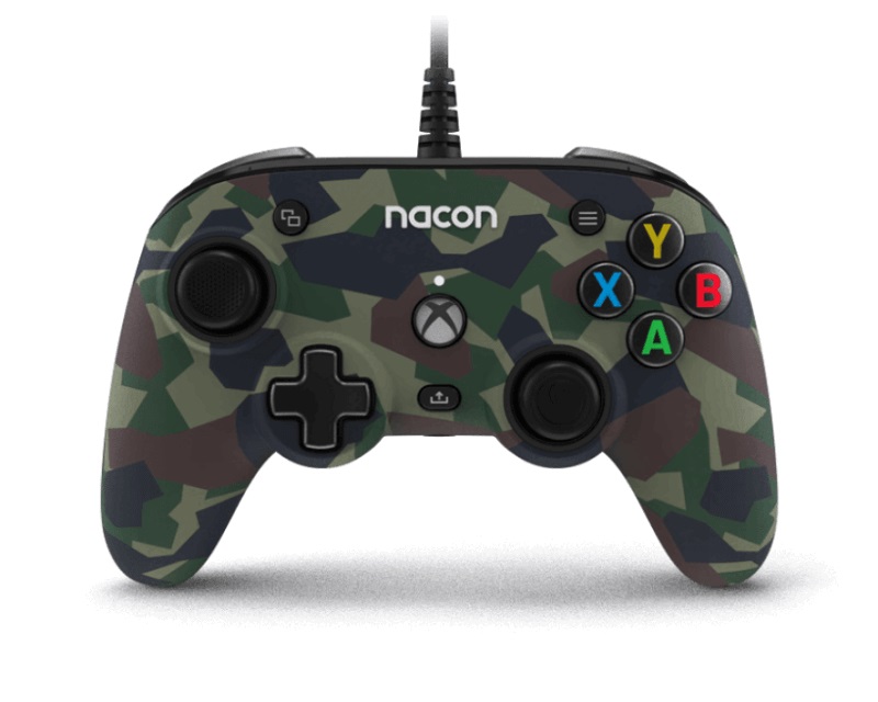 [XBXPROCOMPACTFOREST] Manette NACON Pro Compact filaire - XBOX/PC - Camo Forest