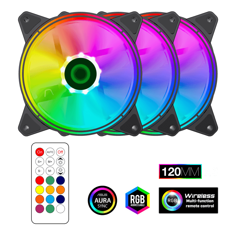 [RQ 300] Ventilateur GameMAX RQ 300 aRGB
