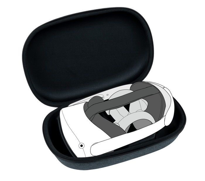 [QUEST2CASE] Valisette de rangement Nacon pour Meta Quest 2 - Gris
