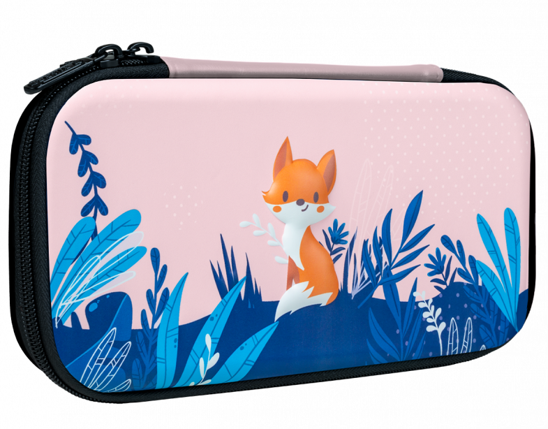 [SWITCHPOUCHFOX] Pochette De Transport Rigide Motif Renard - Switch