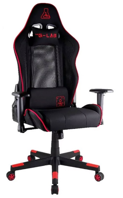 [KS OXYGEN RD] Fauteuil gaming G-LAB K-Seat OXYGEN XL - Tissu - Rouge